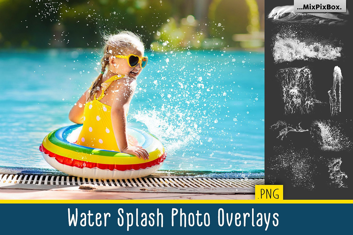 Water Splash Photo Overlays in Photoshop Layer Styles - product preview 8