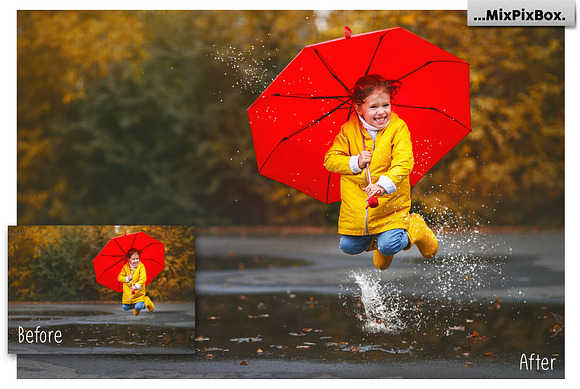 Water Splash Photo Overlays in Photoshop Layer Styles - product preview 1