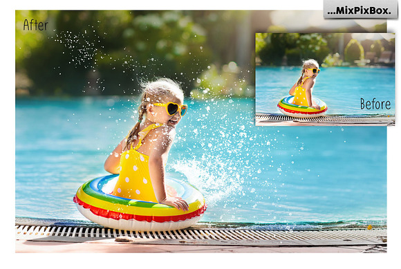 Water Splash Photo Overlays in Photoshop Layer Styles - product preview 3