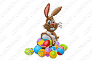 Easter Bunny Pixel Art 8 Bit Game