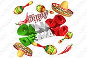 Cinco De Mayo Mexican Holiday Themed