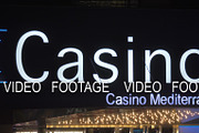 Casino Mediterraneo, illuminated