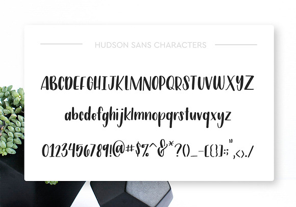 Hudson Sans Hand Lettered Typeface in Sans-Serif Fonts - product preview 2
