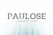 Paulose Modern Serif Font Family