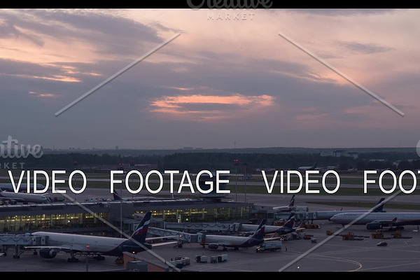 Timelapse of Sheremetyevo Airport in