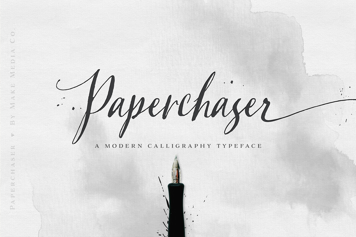 Paperchaser Calligraphy in Script Fonts - product preview 8