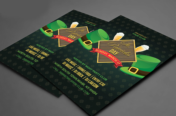 St. Patrick's Day Flyer Template in Flyer Templates - product preview 3