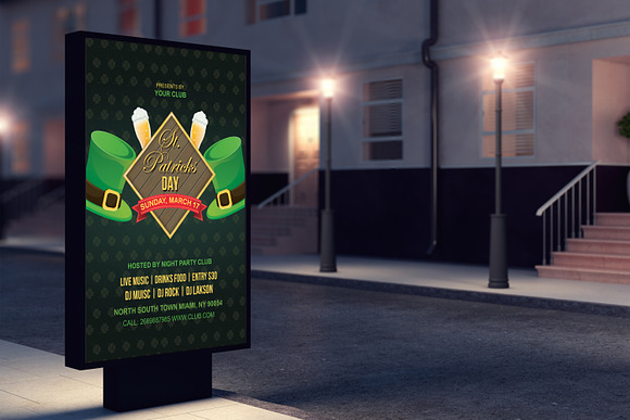 St. Patrick's Day Flyer Template in Flyer Templates - product preview 4