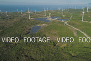 Solar Farm with Windmills