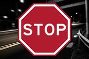 New Stop Sign Decal