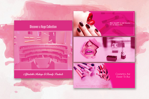 Pink & Instagram Social Media Kit in Instagram Templates - product preview 6