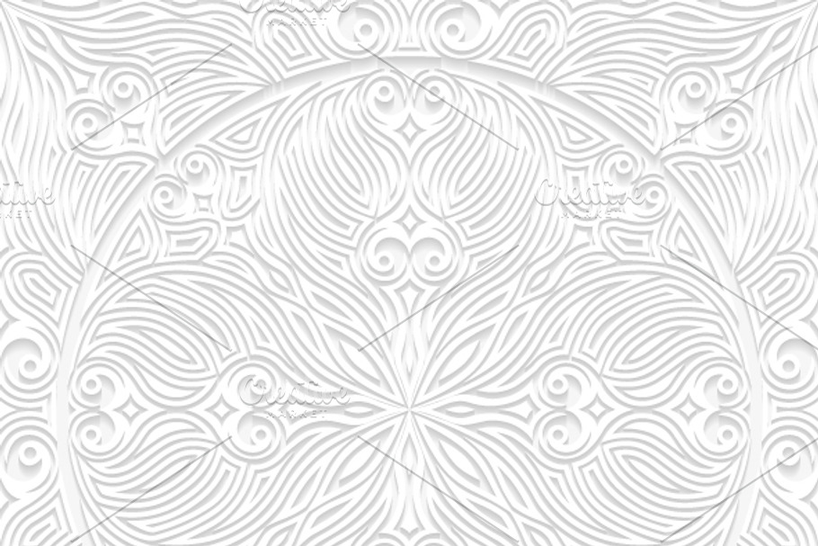 Set of decorative seamless patterns in Patterns - product preview 8