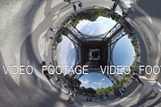 Spherical timelapse of people and