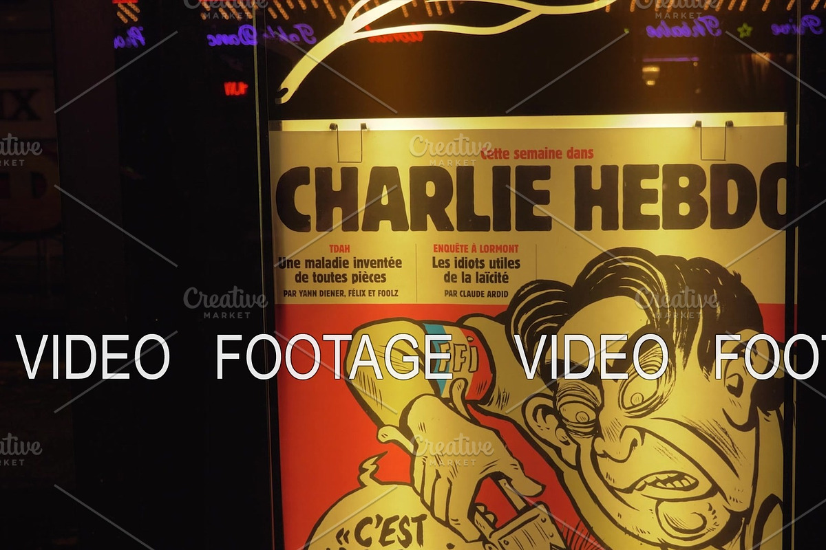 Poster of satirical magazine Charlie in Graphics - product preview 8