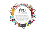 Women Items and Accessories Round