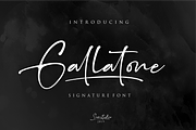 Gallatone // Signature Font & Extras