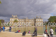 Scene of Luxembourg Gardens with