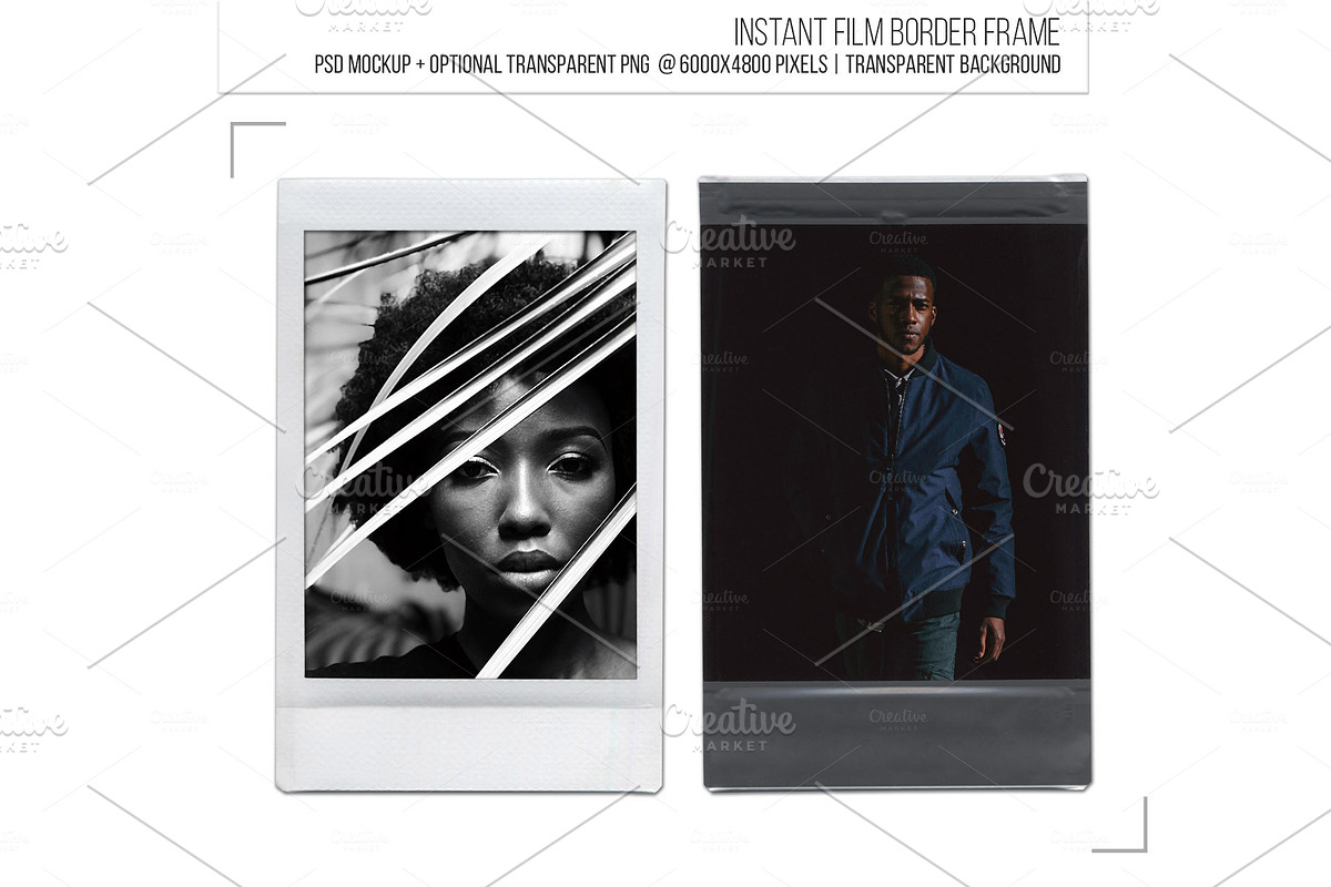 Analog Instant film border frame. in Instagram Templates - product preview 8