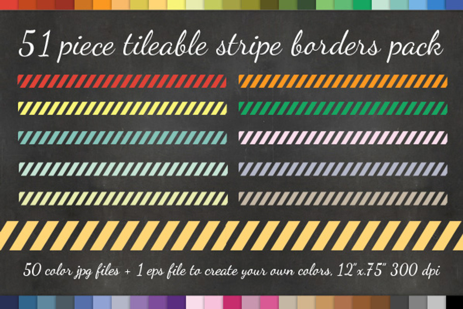 51 Diagonal Striped Border PNGs +EPS in Objects - product preview 8
