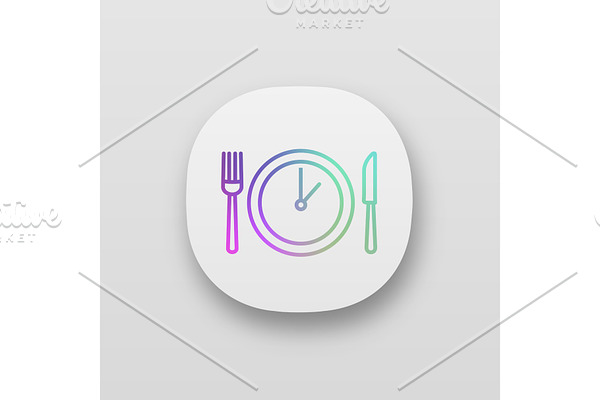 Lunch time app icon