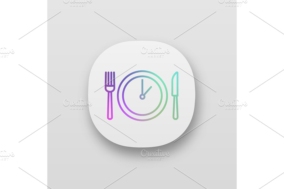 Lunch time app icon in Icons - product preview 8