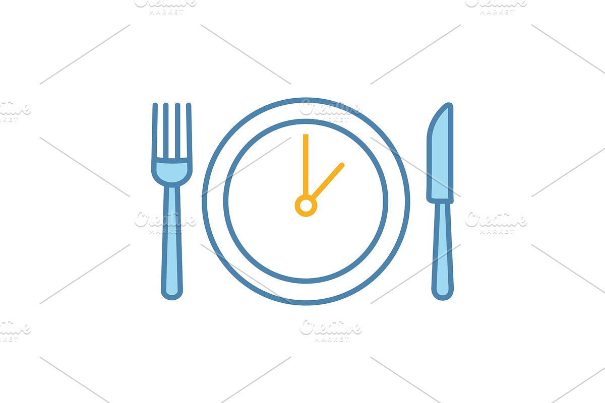 Lunch time color icon in Icons - product preview 8