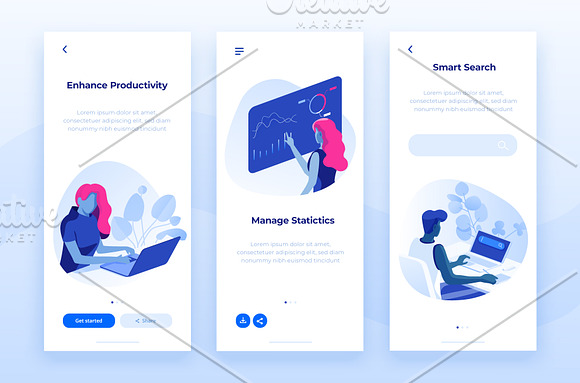 Isometric illustration kit - People in Web Elements - product preview 20