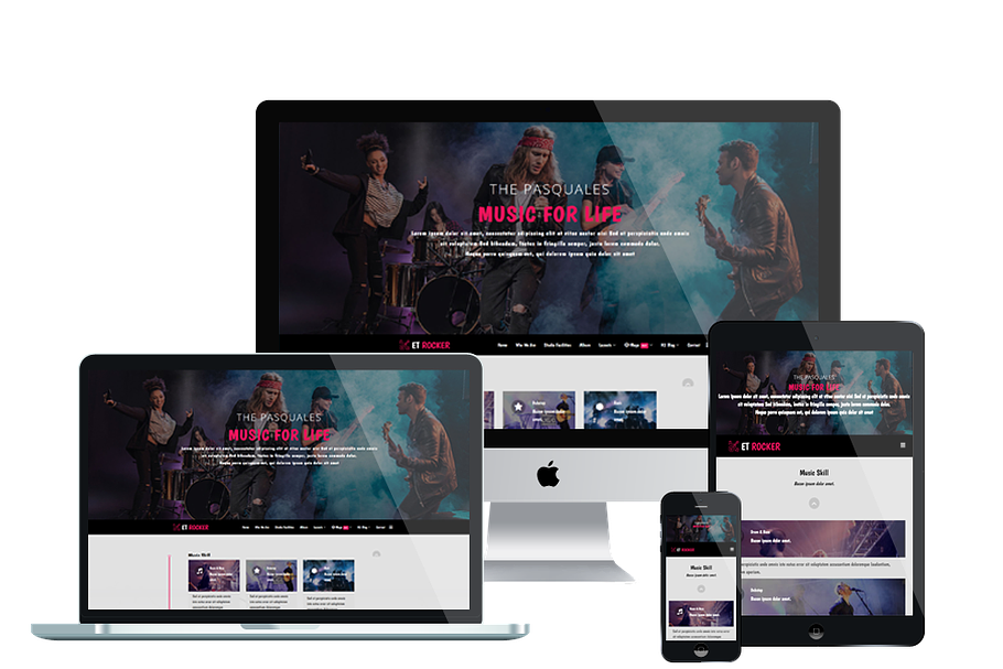 ET Rocker Joomla Music template in Joomla Themes - product preview 8