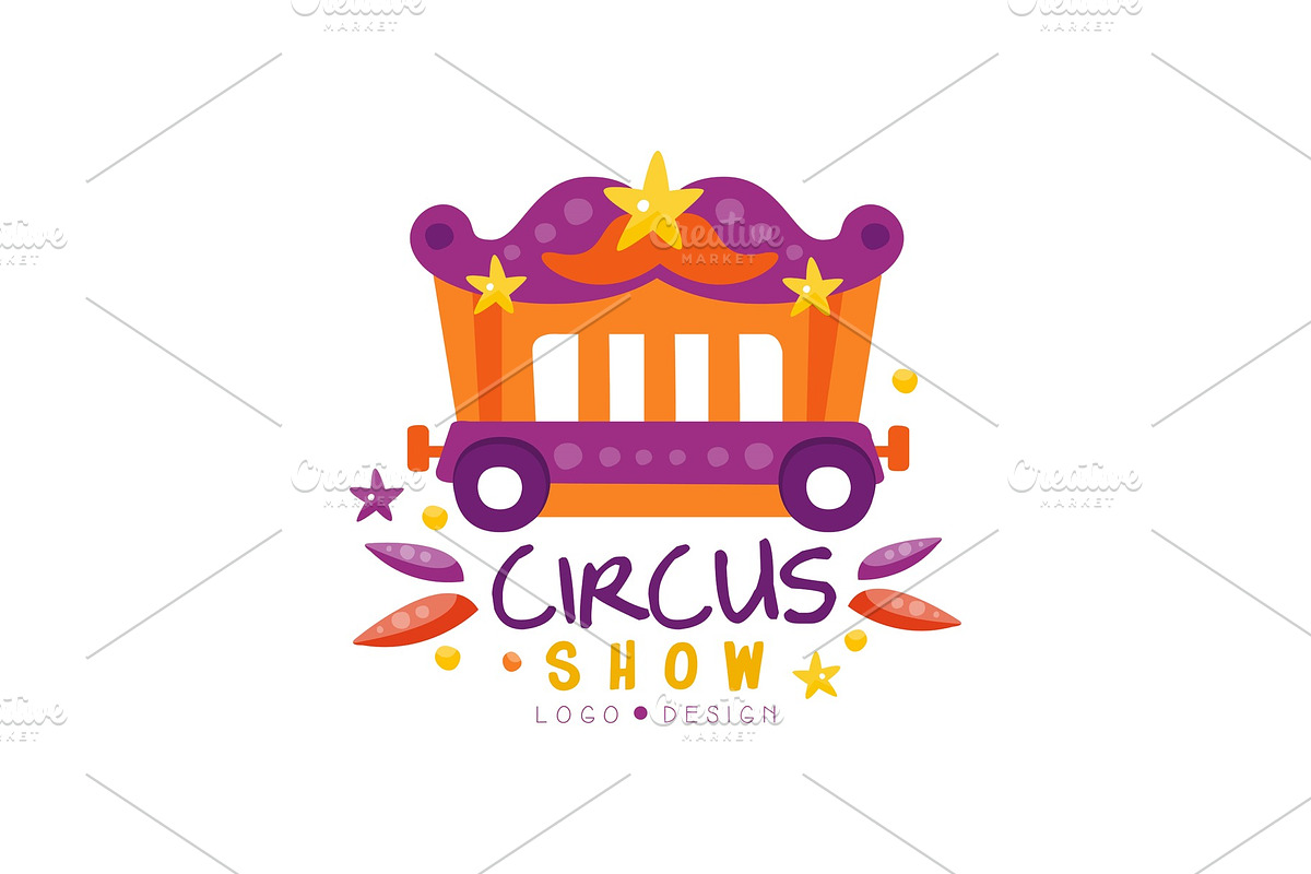 Circus show logo design, carnival in Objects - product preview 8