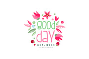 Good Day, Get Well logo, design