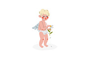 Cute Funny Cupid Guessing at