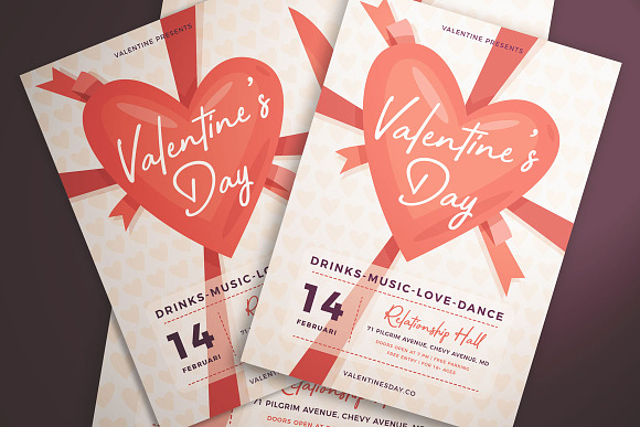 Valentine's Day Flyer Vol. 01 in Flyer Templates - product preview 2