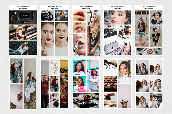 Makeup Instagram Stories in Instagram Templates - product preview 7