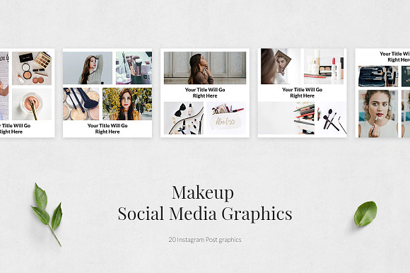 Makeup Instagram Posts in Instagram Templates - product preview 1