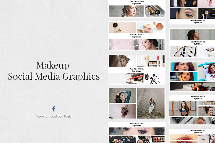 Makeup Facebook Posts in Facebook Templates - product preview 8