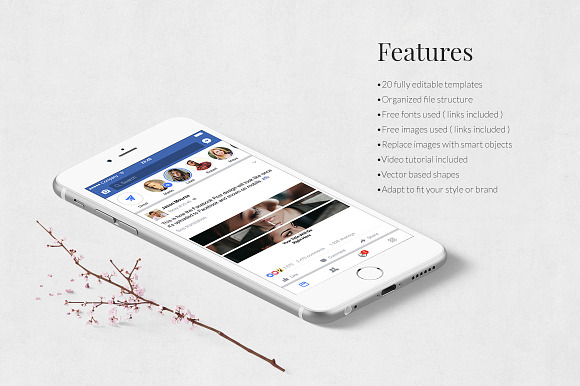 Makeup Facebook Posts in Facebook Templates - product preview 2