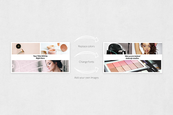 Makeup Facebook Posts in Facebook Templates - product preview 4