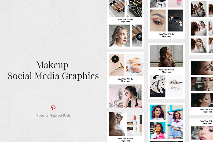 Makeup Pinterest Posts in Pinterest Templates - product preview 8