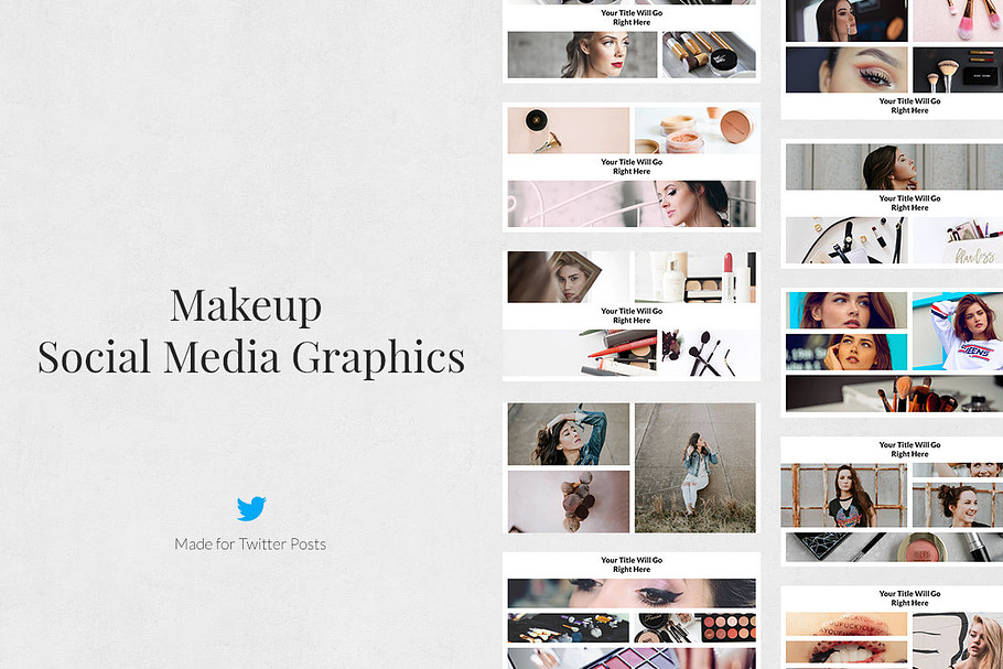 Makeup Twitter Posts in Twitter Templates - product preview 8