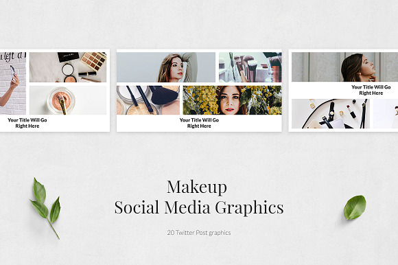 Makeup Twitter Posts in Twitter Templates - product preview 1