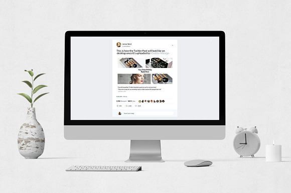 Makeup Twitter Posts in Twitter Templates - product preview 3