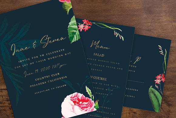 Wedding Invitation Suite in Wedding Templates - product preview 2