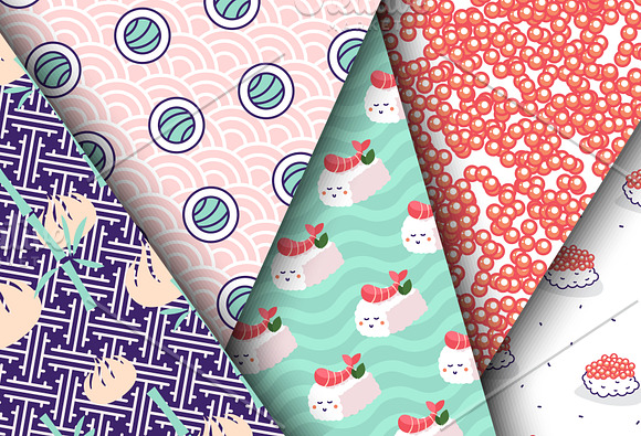 Sushi - Seamless Patterns in Patterns - product preview 2