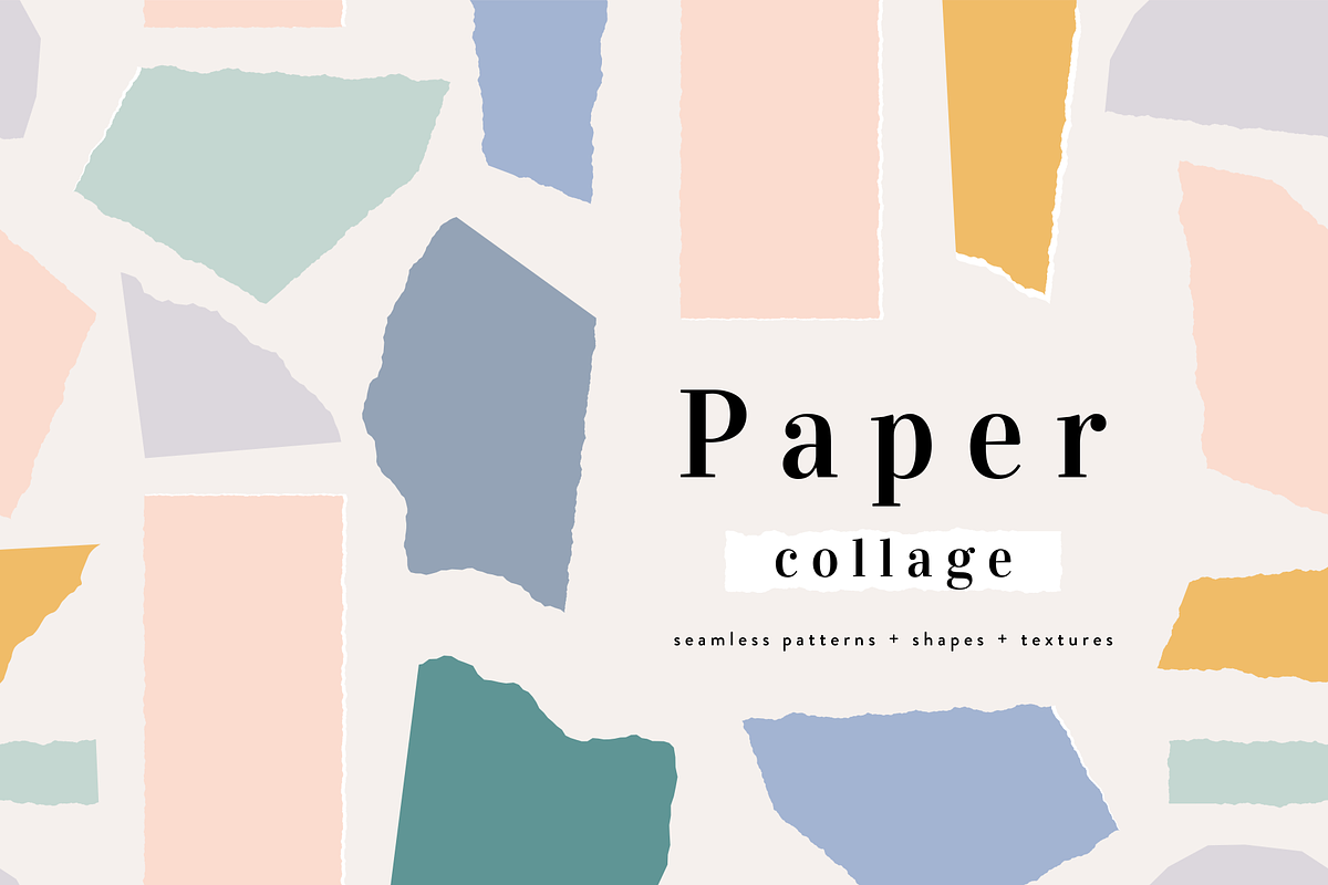 Paper Collage | Patterns + Extras in Patterns - product preview 8