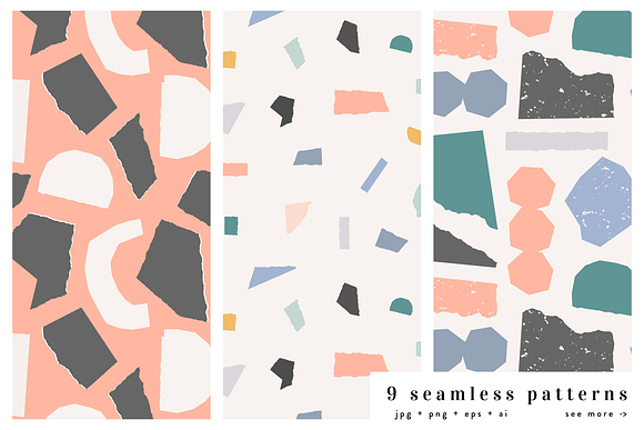 Paper Collage | Patterns + Extras in Patterns - product preview 2