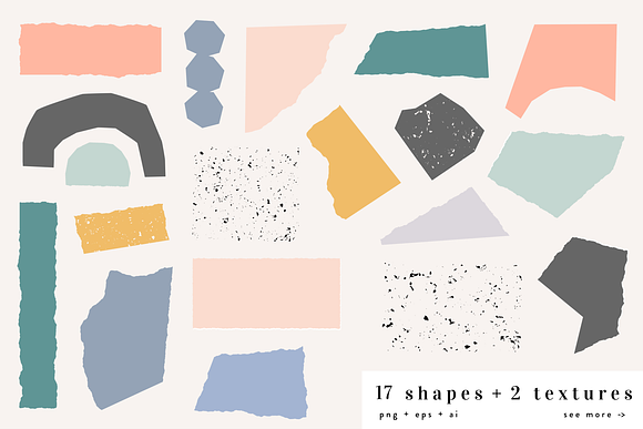 Paper Collage | Patterns + Extras in Patterns - product preview 4