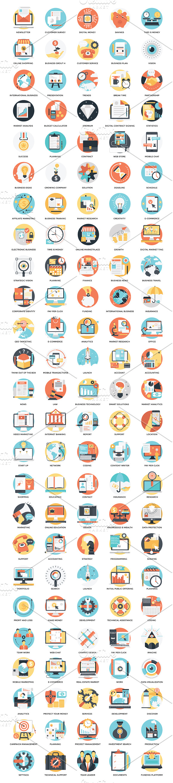 2480 Flat Vector Icons in Navigation Icons - product preview 2