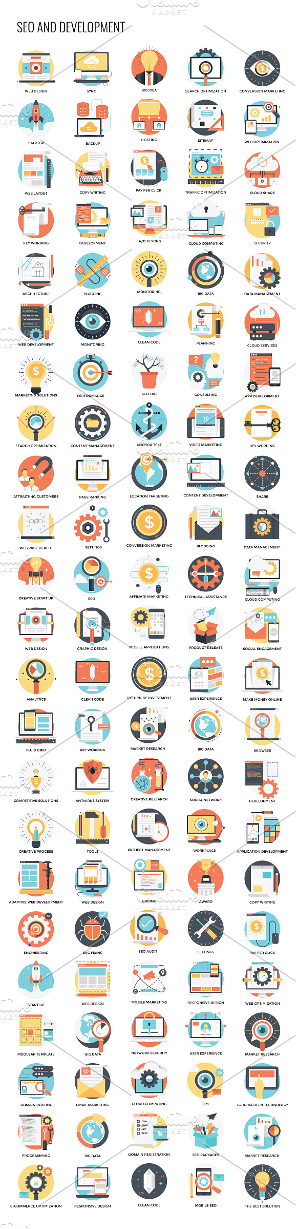 2480 Flat Vector Icons in Navigation Icons - product preview 14
