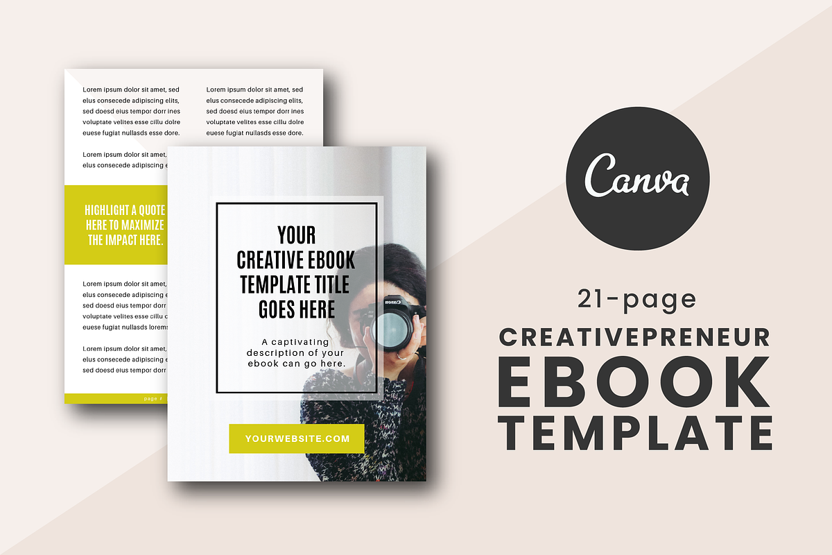 Creativepreneur eBook Canva Template in Magazine Templates - product preview 8