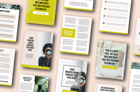 Creativepreneur eBook Canva Template in Magazine Templates - product preview 5